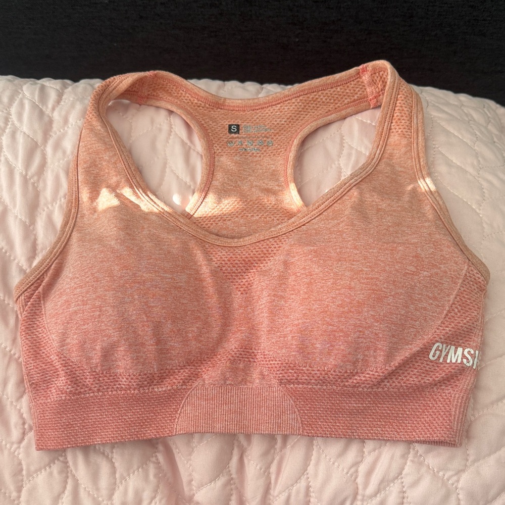Gymshark Coral Sports Bra